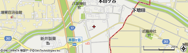 埼玉県深谷市本田ケ谷74周辺の地図