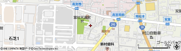 長野県松本市高宮南周辺の地図
