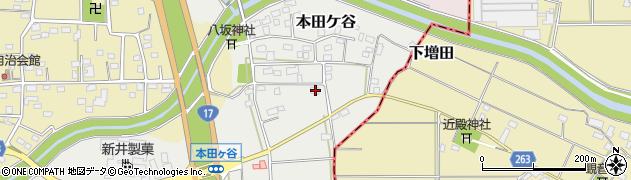 埼玉県深谷市本田ケ谷60周辺の地図