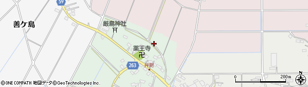 埼玉県熊谷市弁財周辺の地図