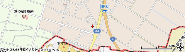 栃木県下都賀郡野木町野木2530周辺の地図