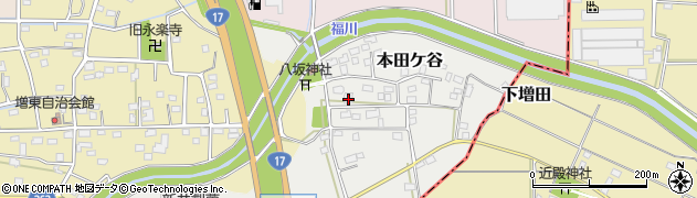 埼玉県深谷市本田ケ谷10周辺の地図