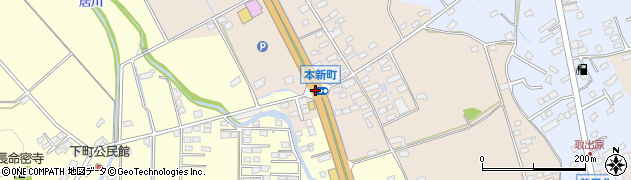 本新町周辺の地図