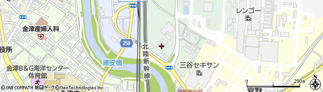 ＪＡ福井県金津周辺の地図