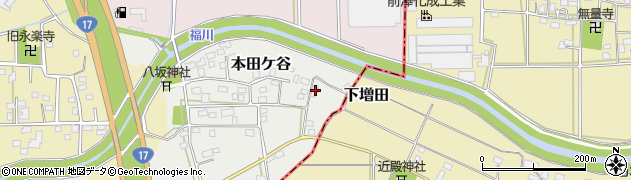 埼玉県深谷市本田ケ谷48周辺の地図