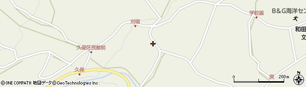 長野県小県郡長和町和田2555-1周辺の地図