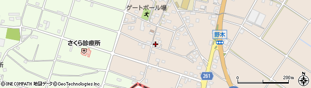 栃木県下都賀郡野木町野木2561周辺の地図