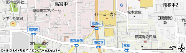 ドコモショップ松本店周辺の地図