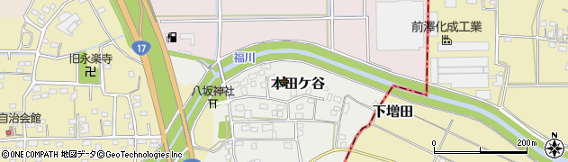 埼玉県深谷市本田ケ谷27周辺の地図