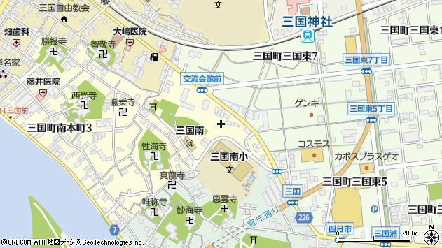 〒913-0045 福井県坂井市三国町南本町の地図