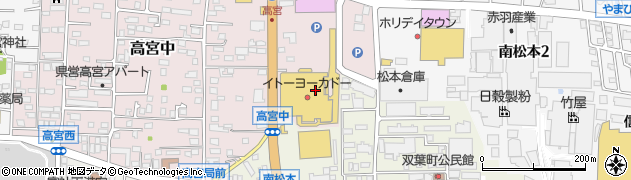イトーヨーカドー南松本店３階オーブン亭周辺の地図