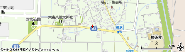 埼玉県深谷市榛沢周辺の地図