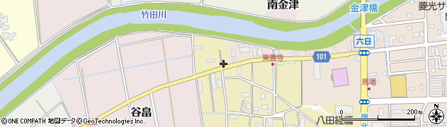 福井県あわら市東善寺1周辺の地図
