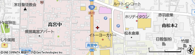 株式会社トヨタレンタリース長野松本店リース課周辺の地図