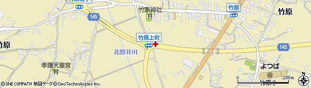 茨城県小美玉市竹原周辺の地図