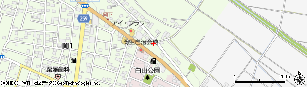 埼玉県深谷市岡158周辺の地図