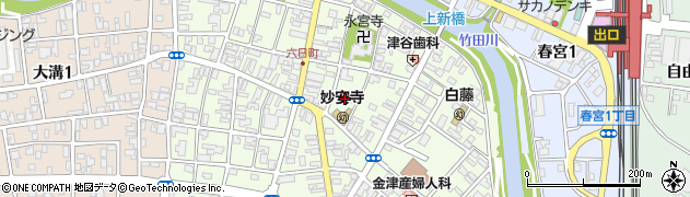 妙安寺周辺の地図