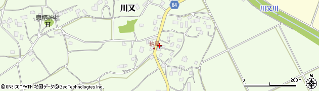 茨城県石岡市川又72周辺の地図