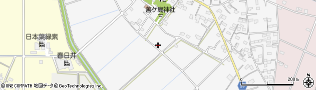 埼玉県熊谷市善ケ島周辺の地図