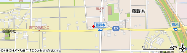 埼玉県深谷市藤野木101周辺の地図