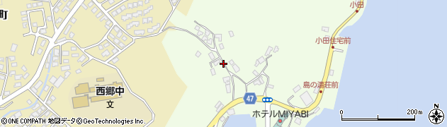 島根県隠岐郡隠岐の島町東郷神米周辺の地図
