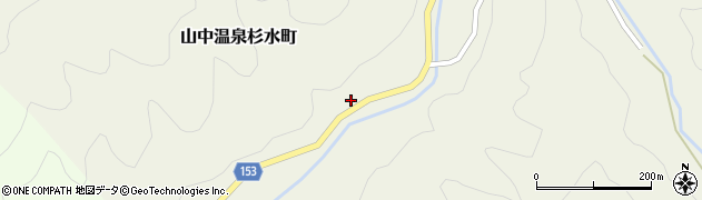石川県加賀市山中温泉杉水町ハ101周辺の地図