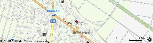埼玉県深谷市岡2756周辺の地図