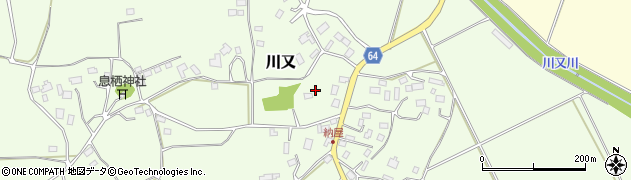 茨城県石岡市川又1197周辺の地図