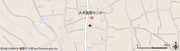 茨城県下妻市大木632周辺の地図