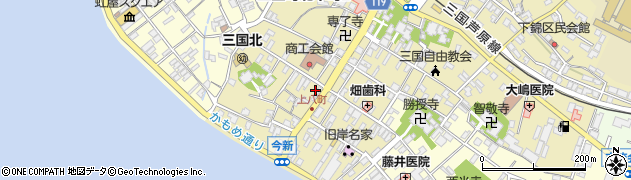 福井県坂井市三国町北本町周辺の地図