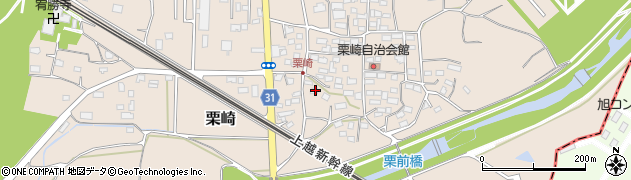 埼玉県本庄市栗崎79周辺の地図