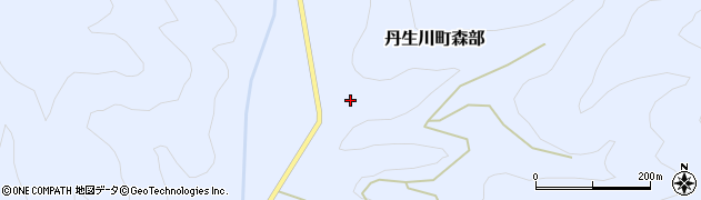 岐阜県高山市丹生川町森部185周辺の地図