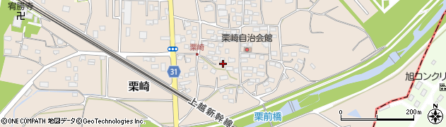 埼玉県本庄市栗崎76周辺の地図