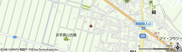 埼玉県深谷市岡3045周辺の地図