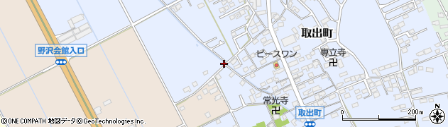 長野県佐久市取出町周辺の地図