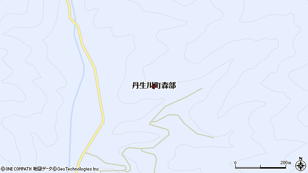 〒506-2101 岐阜県高山市丹生川町森部の地図