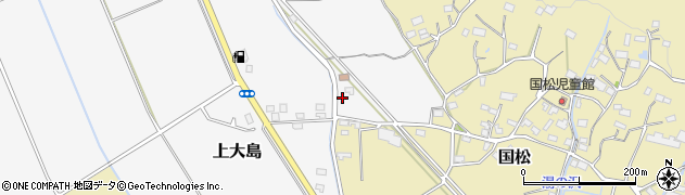 茨城県つくば市上大島636周辺の地図