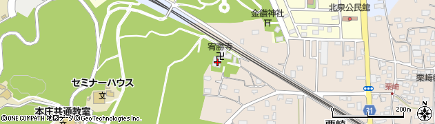 埼玉県本庄市栗崎155周辺の地図