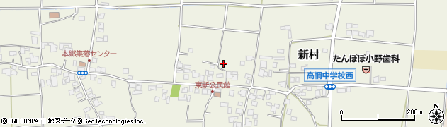 長野県松本市新村東新周辺の地図