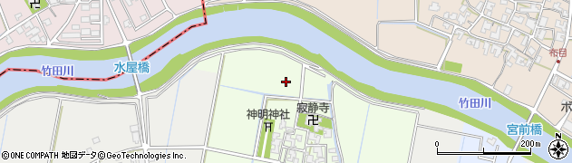 福井県あわら市北本堂周辺の地図