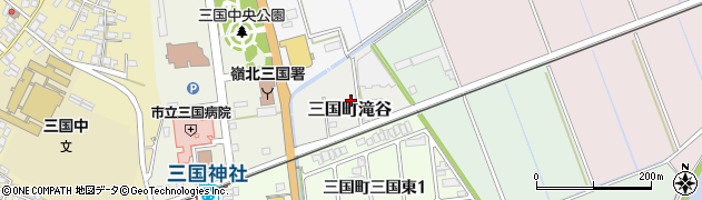 福井県坂井市三国町滝谷周辺の地図