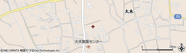 茨城県下妻市大木646周辺の地図