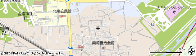 埼玉県本庄市栗崎周辺の地図