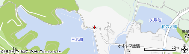 三名湖貸ボート周辺の地図