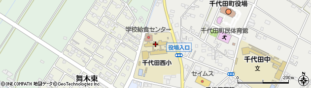千代田町立西小学校周辺の地図