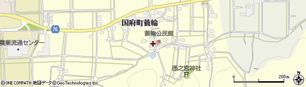 岐阜県高山市国府町蓑輪212周辺の地図