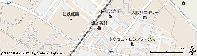 坂本香料株式会社　野木工場周辺の地図