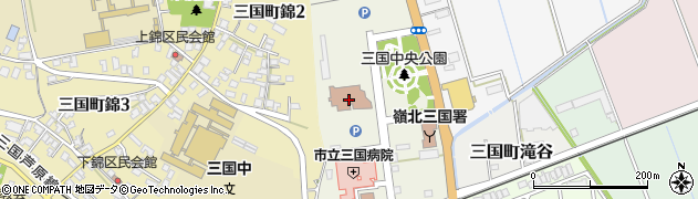 坂井市役所三国支所　地域振興課市民グループ周辺の地図