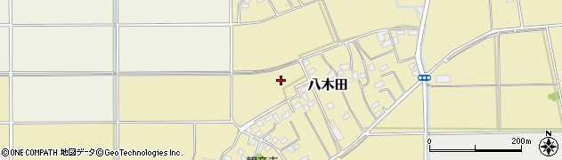 埼玉県熊谷市八木田周辺の地図
