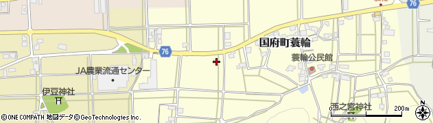 岐阜県高山市国府町蓑輪301周辺の地図